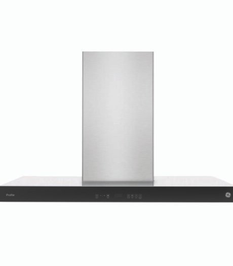 Campana Pared 90 Cm Vidrio Negro