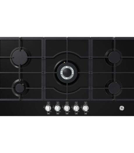 Cubierta a Gas GE 86 cm Cristal negro
