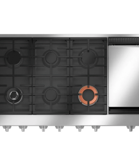 Cubierta a Gas Profesional Café 120cm Acero