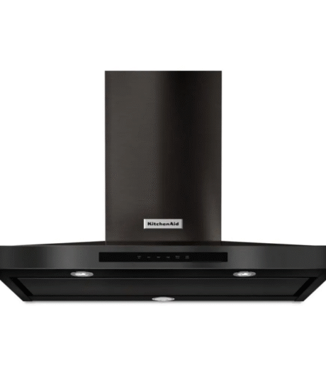 Campana de pared 90 cm Negra