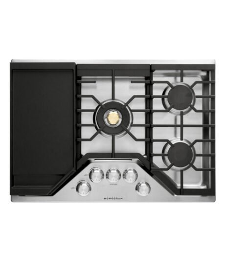 Cubierta a Gas Monogram 76 cm Acero